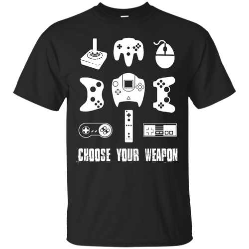 Choose-Your-Weapon-Shirt---Shirt-for-Gamers