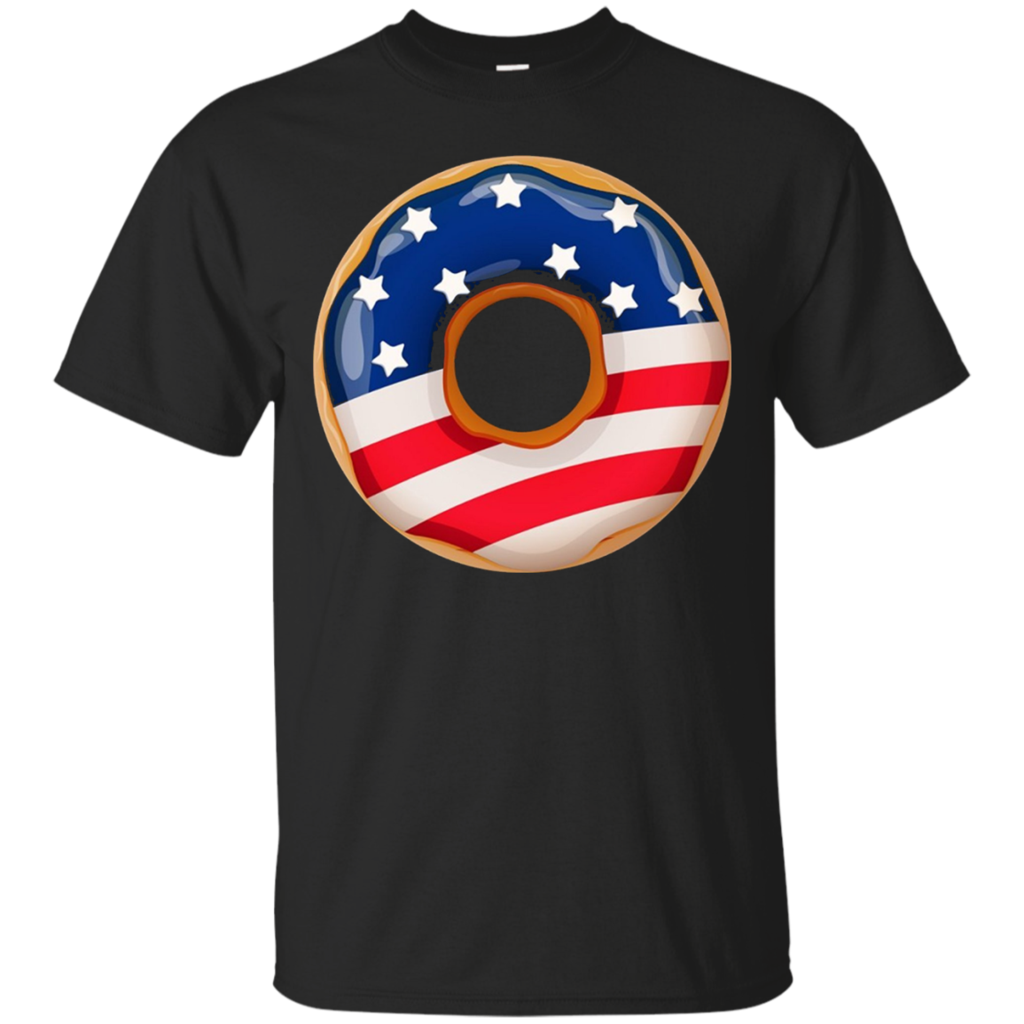 Happy-Independence-Day-Shirt-4th-Of-July-Donut-T-Shirt-Tee