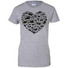 Heart-Cats-T-shirt