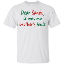Dear-Santa-It-Was-My-Brother's-Fault-Funny-Christmas-T-shirt