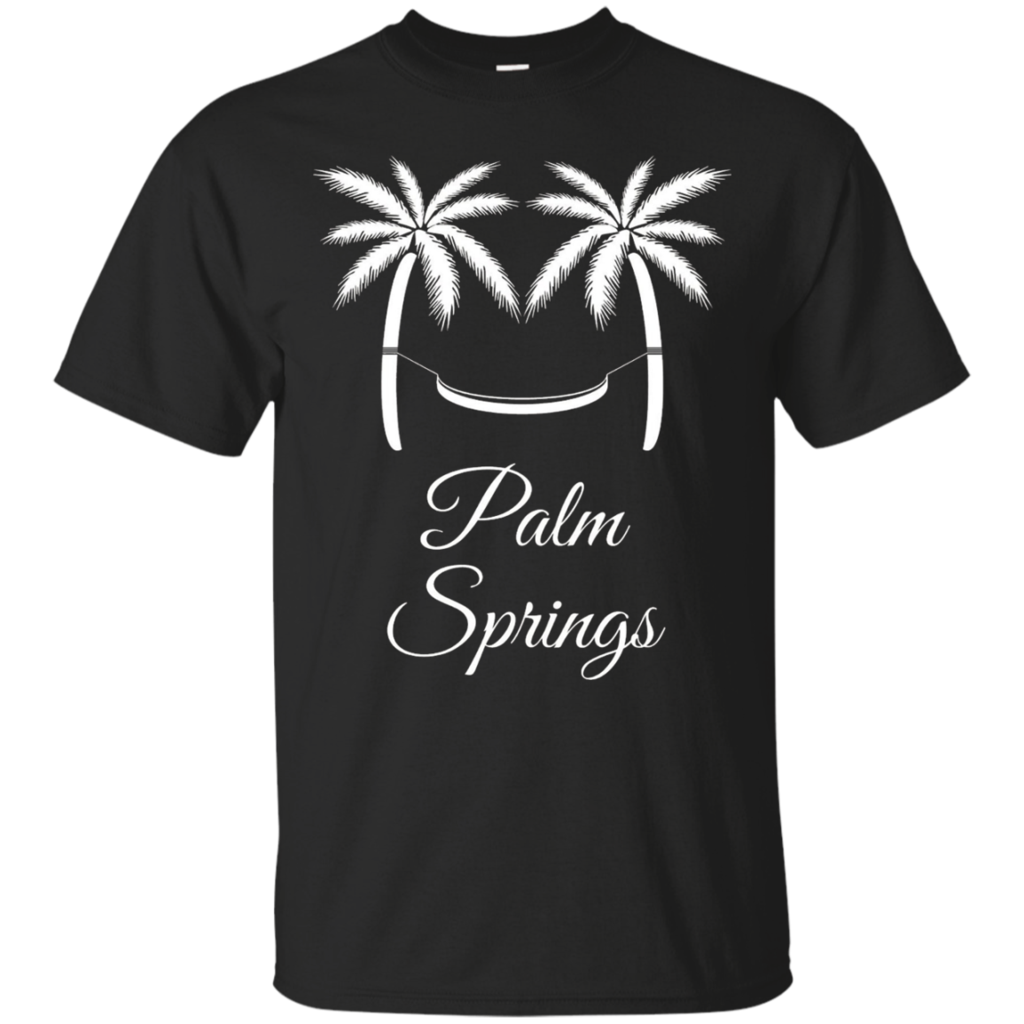 Hammock-Between-Palm-Trees-Palm-Springs-T-Shirt