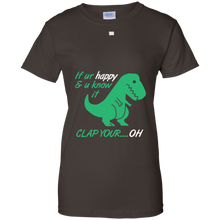 Clap-Your-Oh-Funny-Dinosaur-T-Shirt-T-Rex-Problems-Tee