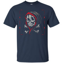 Grim-Reaper-Skull-In-Hood-Graphic-T-Shirt