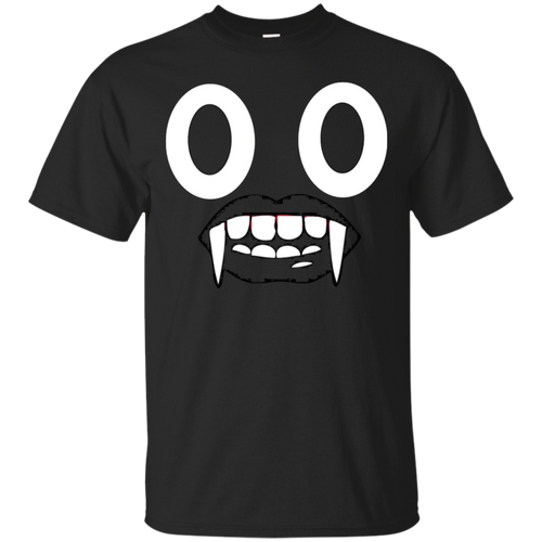 Halloween-Poop-Face-Emoji-Shirt-Costume-with-Fangs