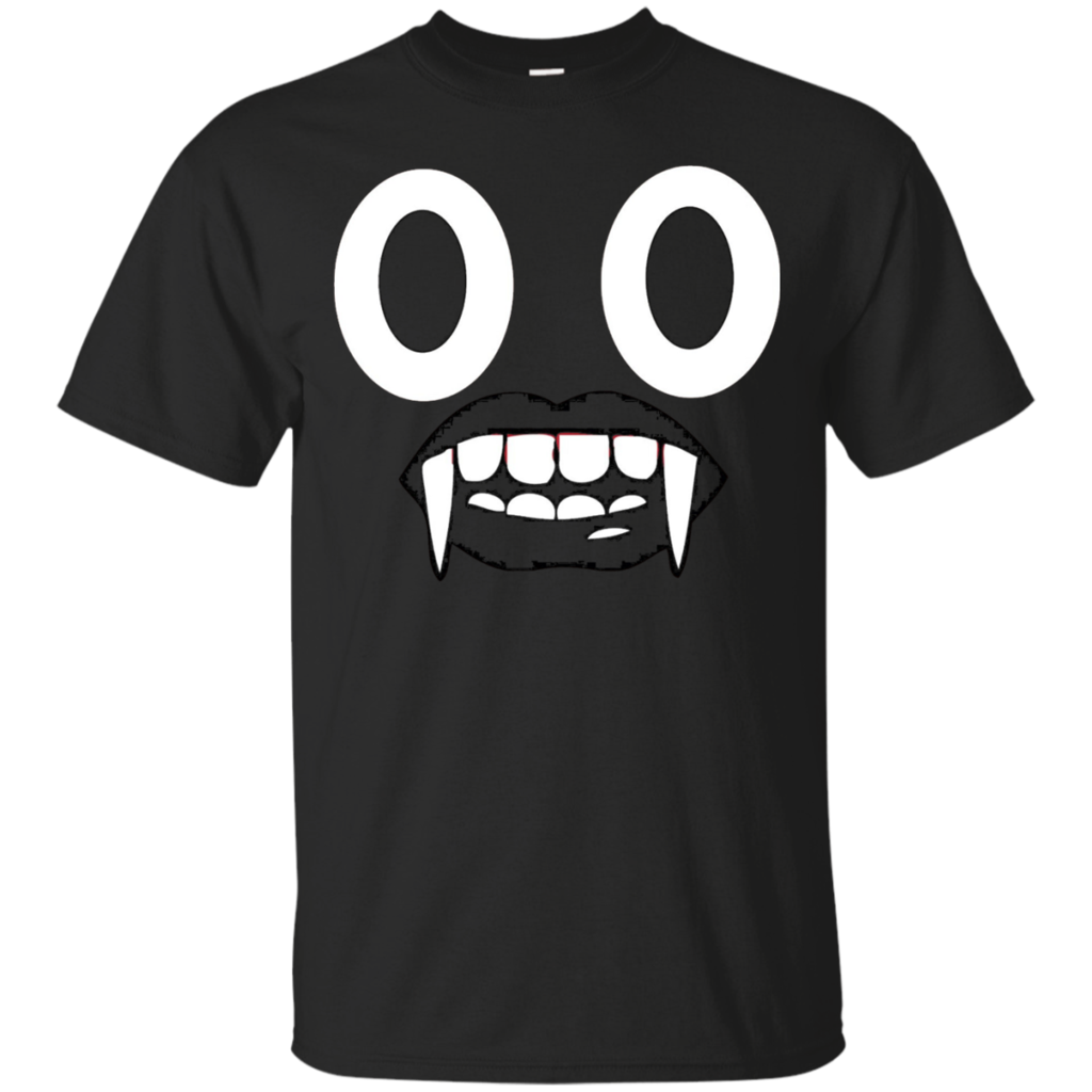 Halloween-Poop-Face-Emoji-Shirt-Costume-with-Fangs