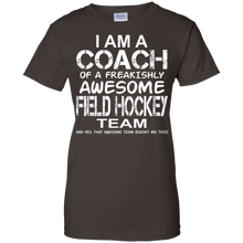 I-Am-a-Coach-of-an-Awesome-Field-Hockey-Team-T-Shirt-Top-Tee