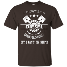 Diesel-Mechanic-Shirts-Diesel-Mechanic-Can't-Fix-Stupid