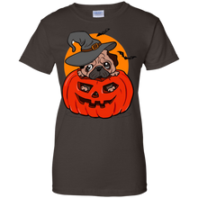 Halloween-pug-dog-Tee-shirt