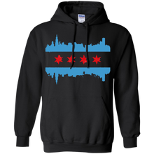Flag-T-Shirts---Chicago-Flag-Skyline-Design-Tee