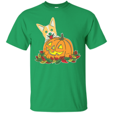 Corgi-_amp_-Pumpkin-Halloween-Tshirt-For-Women-Men