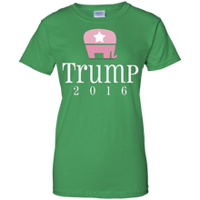Cute-Pink-Elephant-Donald-Trump-2016-Women's-T-Shirt