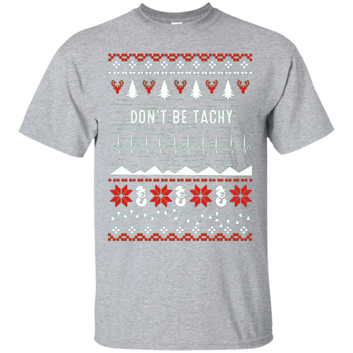 Christmas-Nurse---Don't-Be-Tachy---tshirt-tee-for-Woman