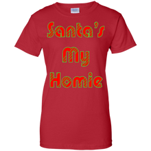 Funny-Tacky-Christmas-Santa's-My-Homie-T-Shirt