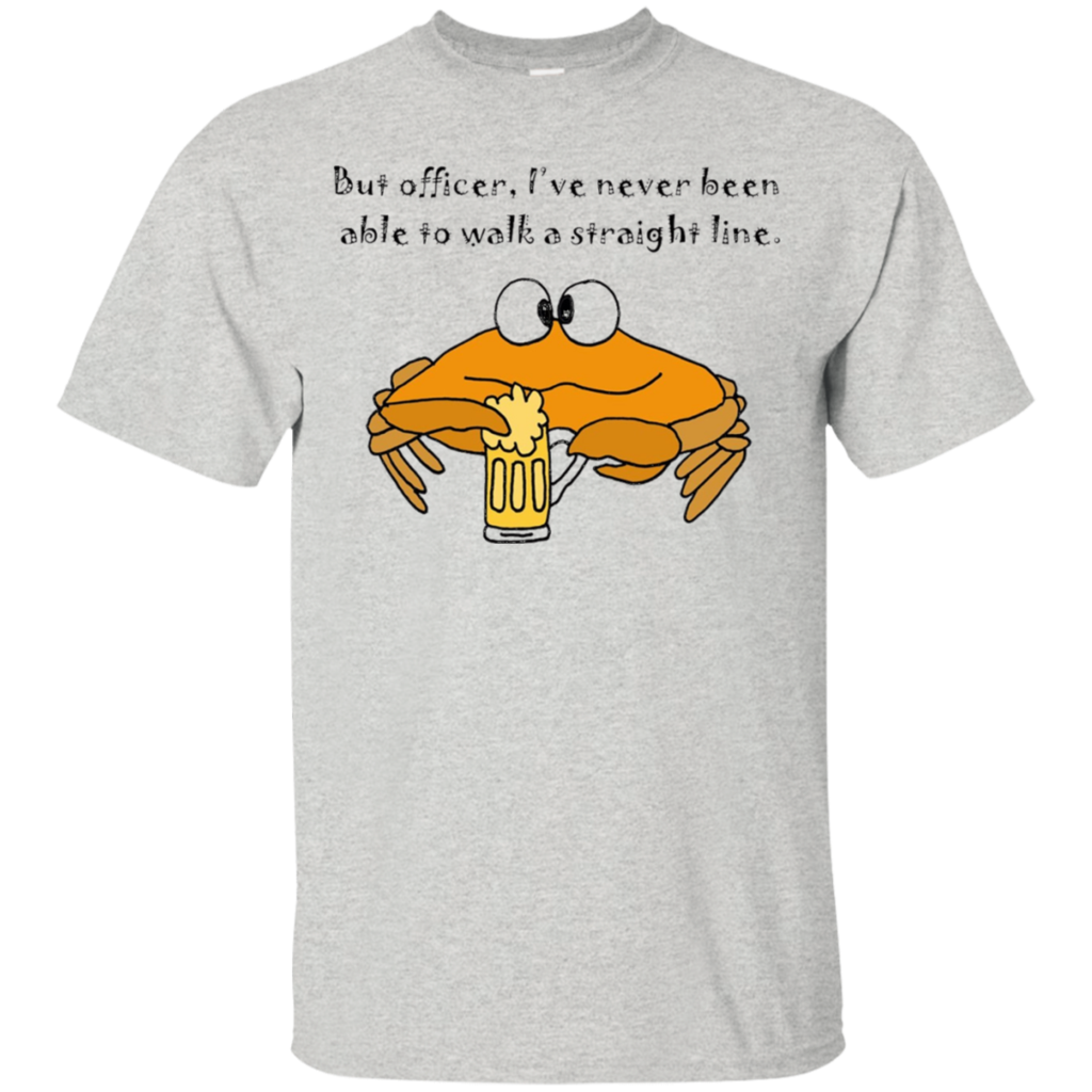 Funny-Funky-Crab-Drinking-Beer-T-Shirt