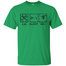 Funny-Eat-Sleep-Ski-Lover-Quotes-GiftSki-Loves-T-Shirt