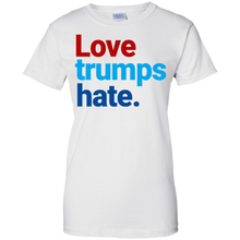 Colorful-Love-trumps-hate-T-Shirt-Bernie-Sanders-Clinton