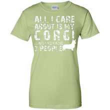 Corgi-Shirt-All-I-care-about-is-my-Corgi-T-shirt
