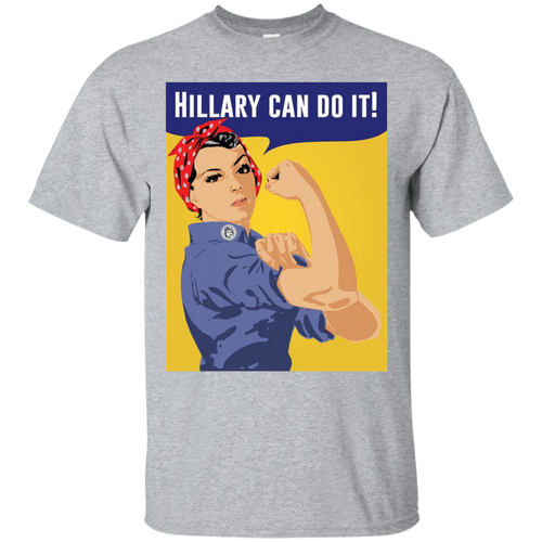 Hillary-Can-Do-It!-T-Shirt-(Rosie-the-Riveter-We-Can-Do-It)