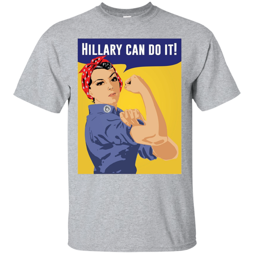 Hillary-Can-Do-It!-T-Shirt-(Rosie-the-Riveter-We-Can-Do-It)