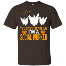 Halloween---You-Can't-Scare-Me-I'm-A-Social-Worker-T-Shirts