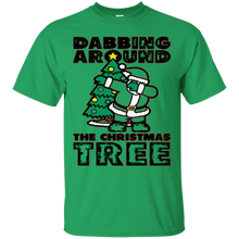 DABBING-around-the-christmas-TREE-tshirt