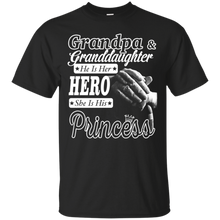 Grandpa-_-Granddaughter-Hero-and-Princess-T-Shirt