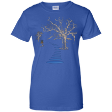 Disc-Golf-Into-The-Woods-Frisbee-Golf-T-Shirt