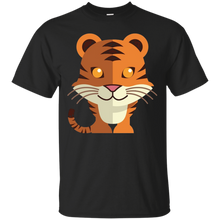 Funny-T-Shirt-Cartoon-Animals-Tiger-Tee