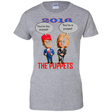 Donald-_amp_-Hillary-2016-Election-_quot_The-Puppets_quot_-T-Shirt
