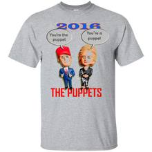 Donald-_amp_-Hillary-2016-Election-_quot_The-Puppets_quot_-T-Shirt