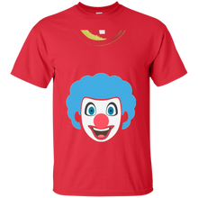 Clown-Emoji-T-Shirt-Red-Nose-Painted-Face-Happy-Smile