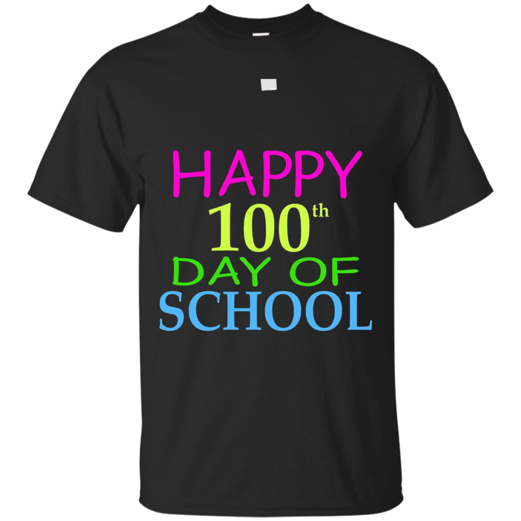Happy-100th-Day-of-School-Teacher-Student-T-Shirt-Gift-Idea