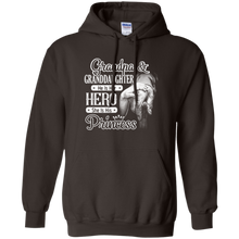 Grandpa-_-Granddaughter---He-Is-Her-Hero-Tshirt