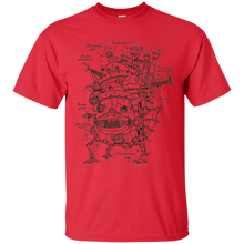 HOWL'S-MOVING-CASTLE-PLAN-T-SHIRT