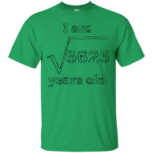 I-Am-75-Years-Old-Square-Root-Funny-75th-Birthday-T-Shirt