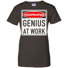Genius-At-Work-Highway-Warning-Road-Sign-Funny-T-Shirt