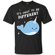 FUNNY-OK-TO-BE-DIFFERENT-T-SHIRT-Narwal-Zoo-Animal-Gift