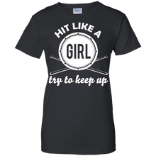 Drummer---HIT-LIKE-A-GIRL-TRY-TO-KEEP-UP-shirt