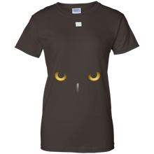 Cool-Eyes-Owl-T-Shirt-Black