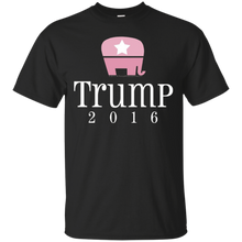 Cute-Pink-Elephant-Donald-Trump-2016-Women's-T-Shirt