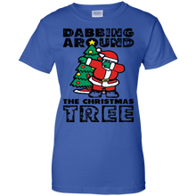 DABBING-around-the-christmas-TREE-tshirt