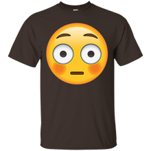Flushed-Face-Embarrassed-Emoji-T-Shirt