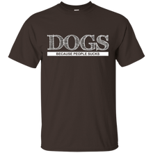 Dogs-because-people-sucks-T-shirt