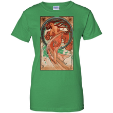 Girly-Dancer-Victorian-Art-Nouveau-Alphonse-Mucha-T-shirt