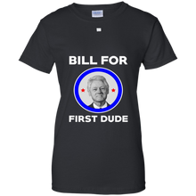 FUNNY-BILL-FOR-FIRST-DUDE-T-SHIRT-Clinton-for-President-Tee