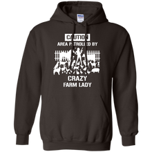 Funny-Caution-Area-Crazy-Farm-Lady-T-shirts