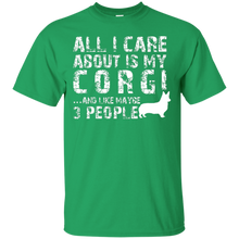 Corgi-Shirt-All-I-care-about-is-my-Corgi-T-shirt