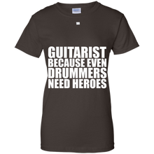 Guitarist-because-Drummers-need-heroes-T-shirt-Guitar-Music