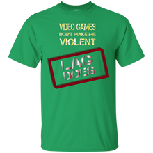 Gamer---Video-games-don't-make-me-violent.-Lag-does-T-shirt
