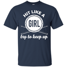 Drummer---HIT-LIKE-A-GIRL-TRY-TO-KEEP-UP-shirt